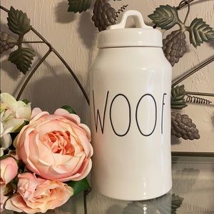Rae Dunn “Woof” treats canister